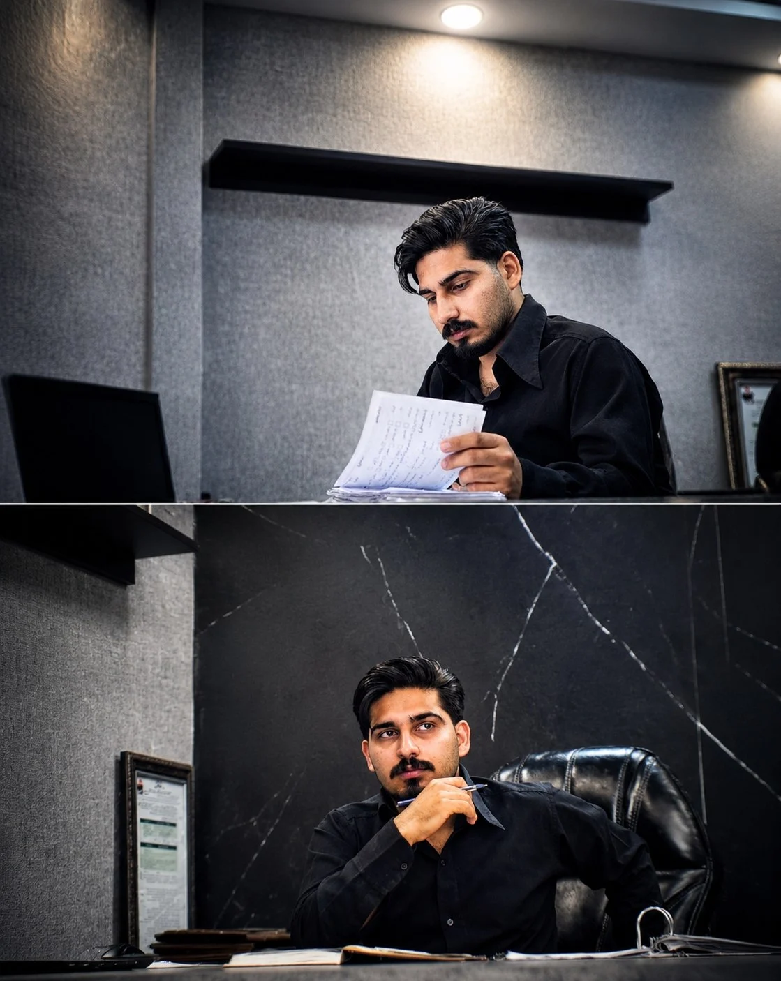 آقای مومن مدیر مجموعه املاک هشتم